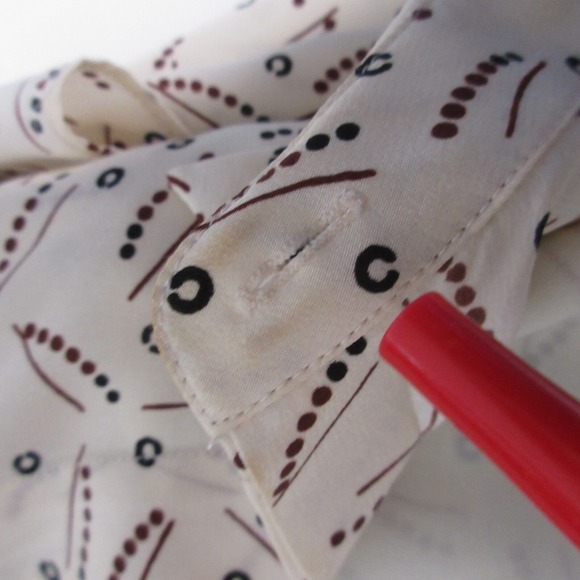 Lafayette 148 New York Top Large Silk Button‎ Julianne Printed Button Up Career - Picture 10 of 11